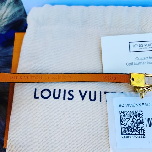Louis Vuitton Vivienne Bracelet Sz17 - Picture 6 of 8